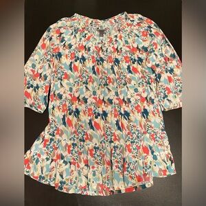 Floral Print Women's Blouse